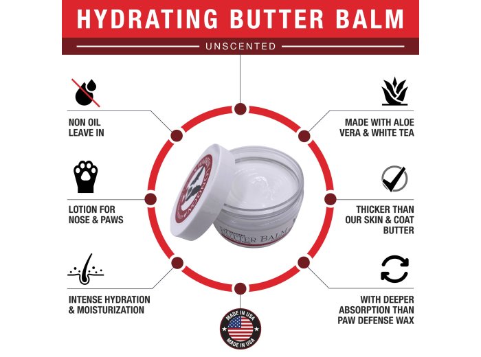 Hydrating Butter Balm for Nose & Paws - 4 oz