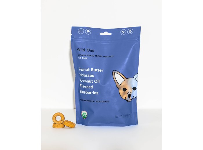Organic PB&J Vegan Baked Dog Treats
