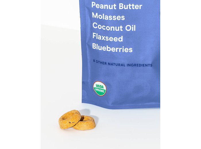 Organic PB&J Vegan Baked Dog Treats