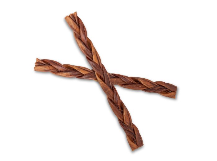 Braided Collagen Stick Dog Treats - 12" Standard (25/case)