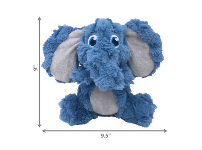 KONG® Scrumplez Elephant Dog Plush Toy Medium