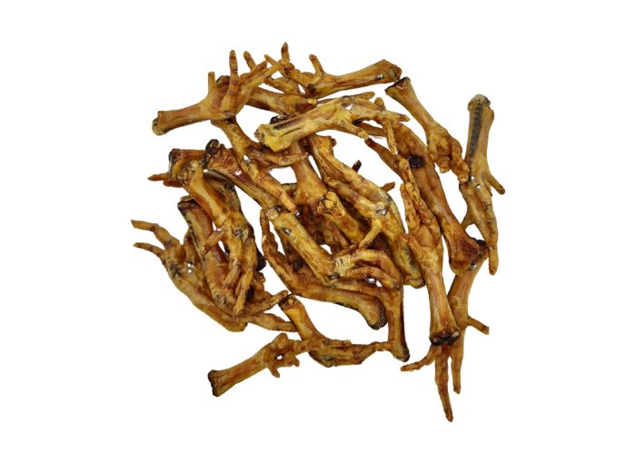 All-Natural Premium Chicken Feet Dog Treats (25/case)