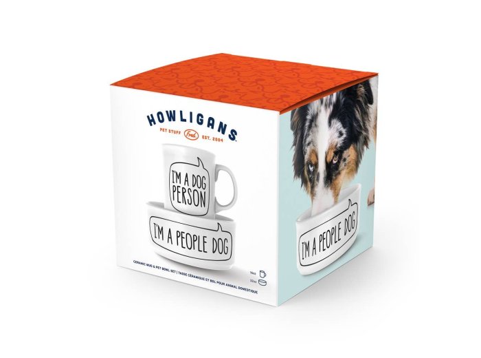Howligans - Mug + Dog Bowl - Dog Person