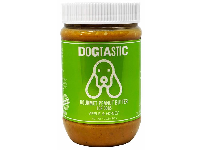 Dogtastic Gourmet Peanut Butter for Dogs - Apple & Honey Flavor