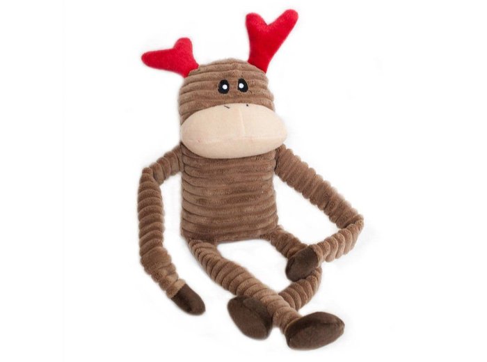 Holiday Crinkle - Reindeer - Large - Happy Hour Crusherz - Holiday (3-pack) - Christmas Dog ToyDog Toy