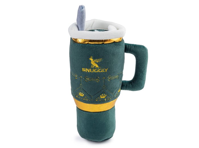 Snuggly Cup - Green Stocking Stuffers Christmas Dog Toy