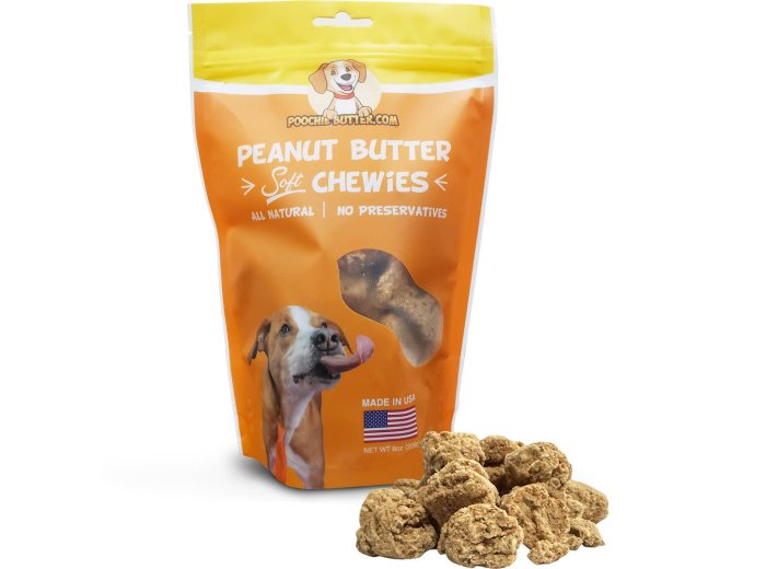 8oz Peanut Butter Soft Chewy Dog Treats