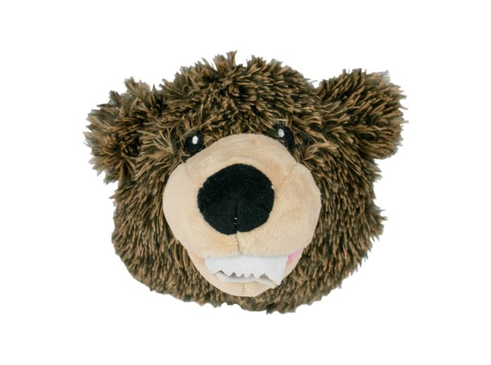 2-in-1 Grizzly Fetch Ball Dog Toy