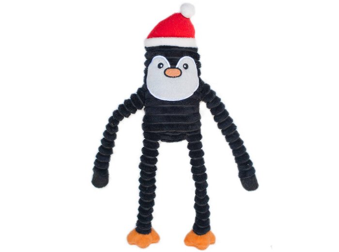 Holiday Crinkle - Penguin - Small - Happy Hour Crusherz - Holiday (3-pack) - Christmas Dog ToyDog Toy