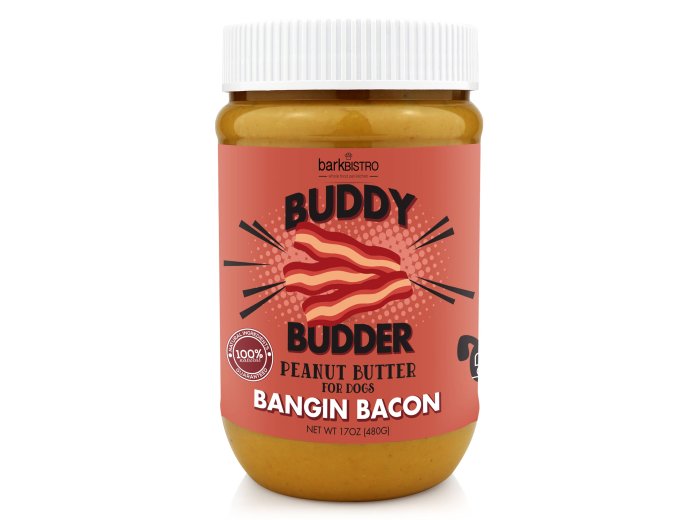 Dog Peanut Butter, Bangin Bacon Buddy Budder