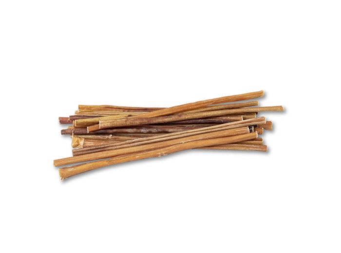 Natural Beef Bully Sticks for Dogs - 12" Thin (25/Case)