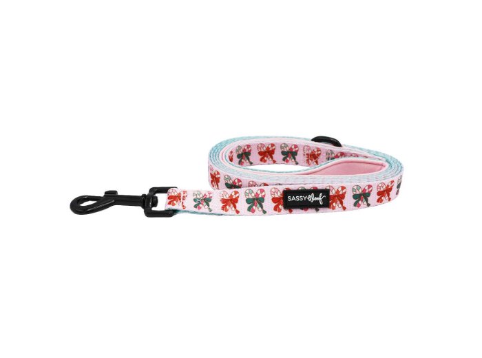 Dog Leash - Candy Cane Coquette (Christmas)