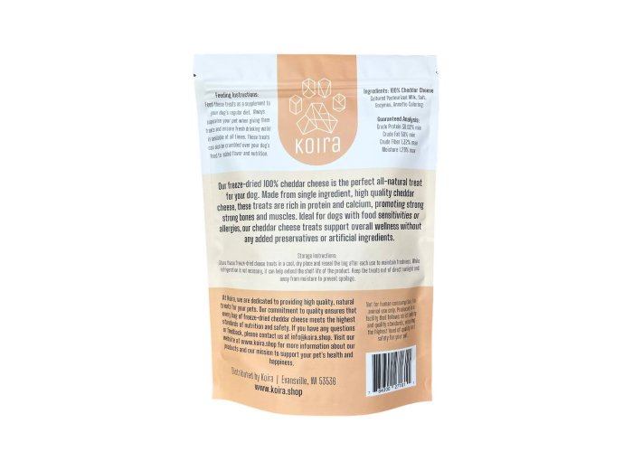 Freeze-Dried Cheese Dog Treats