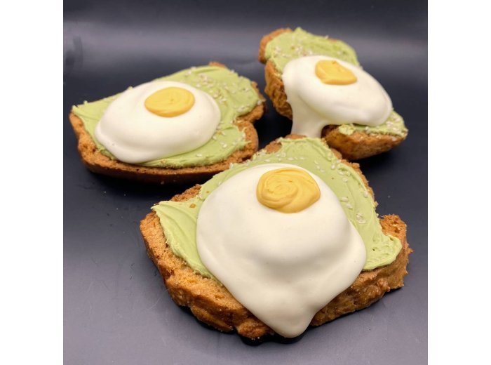 "Avocado" Toast w/ "Fried Egg"