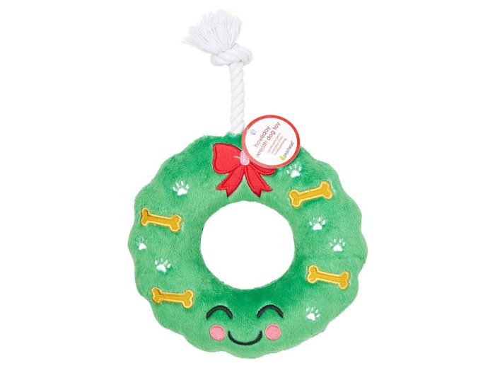 Howliday Christmas Wreath Dog Toy