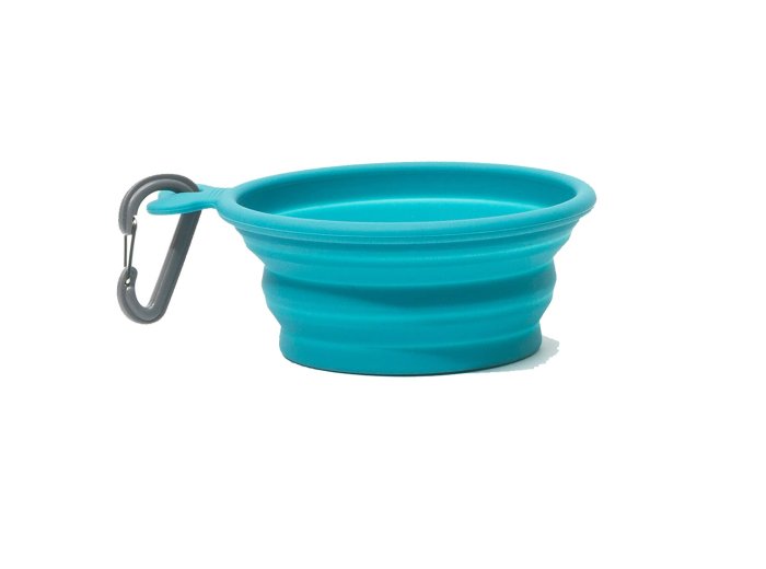 Messy Mutts Silicone Collapsible Bowl Blue