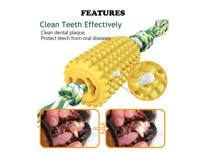 Corn Stick Dental Cleaning Dog Chew Toy