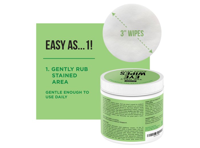 The Only Eye Wipes Dogs Need