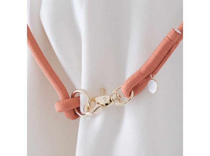 'Terracotta' - Hands Free Dog Braided Rope Leash