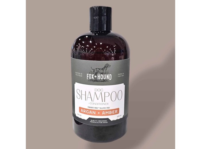 WHOLESALE DOG SHAMPOO + CONDITIONER FOX + HOUND ARGAN & AMBER