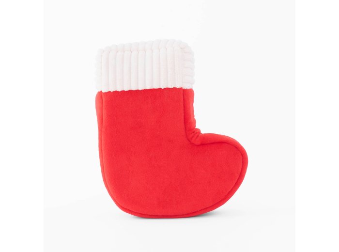 Holiday Zippy Burrow - Naughty or Nice Stocking - Christmas Dog Toy