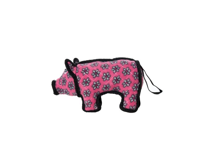 Tuffy Jr Barnyard Pig, Durable, Tough, Squeaky Dog Toy