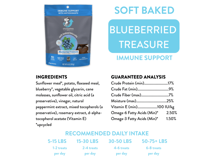 Blueberried Treasure Soft Baked Dog Treats