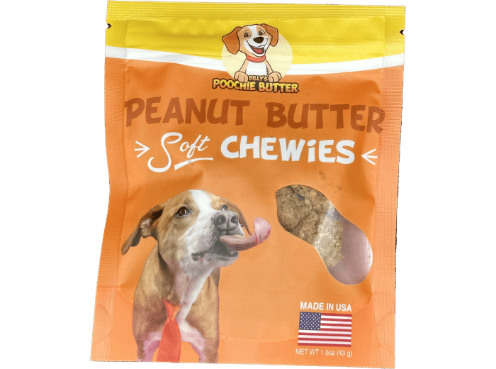 Baked Dog Treat Soft Chewy Collection 1.5oz Peanut Butter