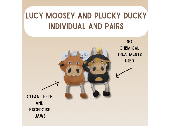 All-Natural Besties for Dogs. Six animal options! Billy Buffalo