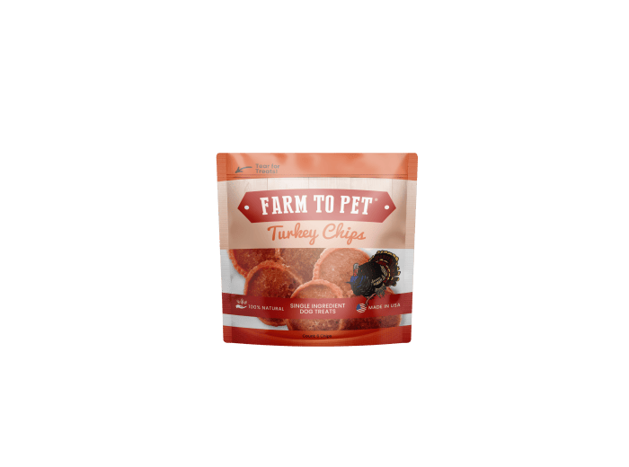Turkey Chips Snack Packs for Dogs (24)