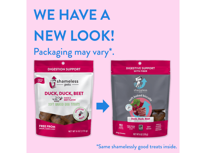 Duck Duck Beet Soft Baked Dog Treats