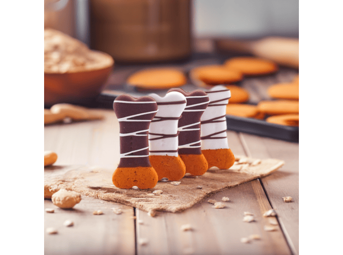 Dipped Peanut Butter Bones | Traditional | Dog Treats