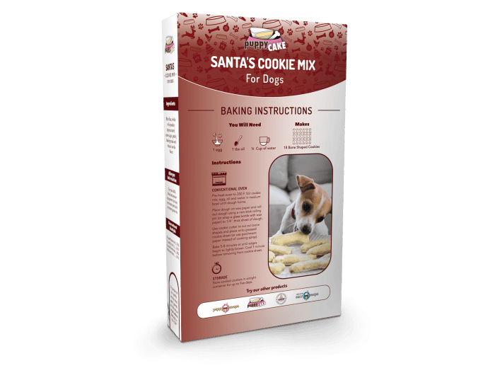Puppy Cake Cookie Mix - Santa's Cookie (Wheat-free)