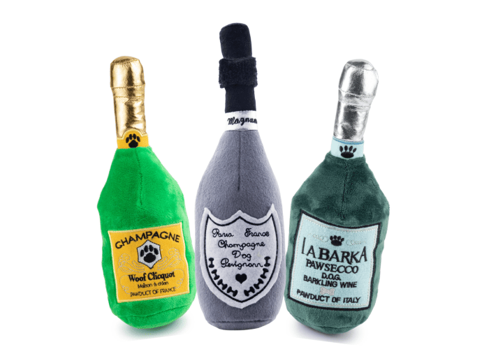 Pop The Bubbly Pawty! Squeaker Dog Toy