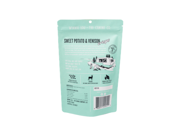 Sweet Potato & Venison Crisps