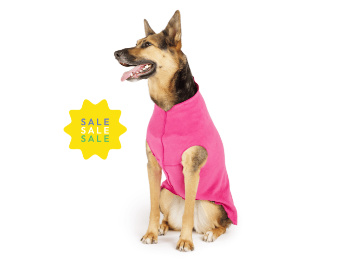Discontinued Stretch Fleece - On Sale! Coral