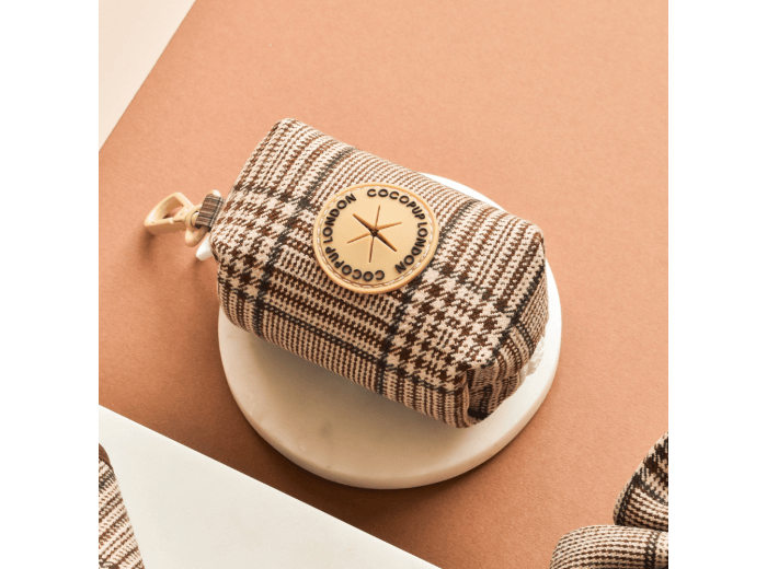 Pup Plaid Poop Bag Holder