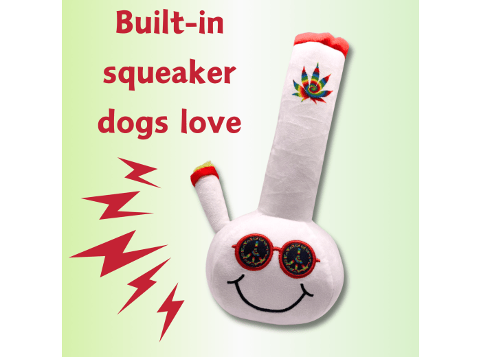 Billie Bong | Funny Dog Toy | Cool Plush Novelty Gift