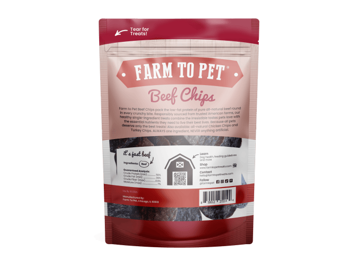 Beef Chips Dog Treats