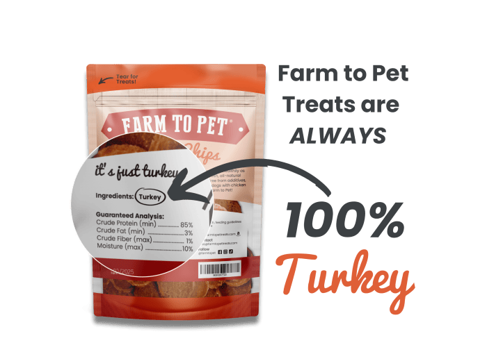 Turkey Chips Dog Treats 12oz