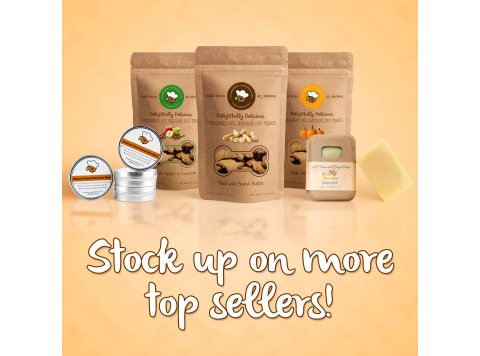 Peanut Butter Dog Treats | Natural Dog Treat | Dog Treat Bag