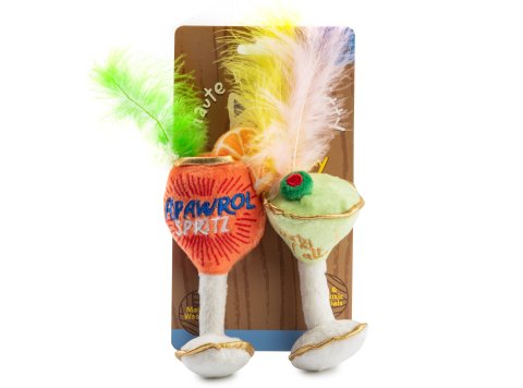 Kitty Cocktails (2 cocktails) Organic Catnip Toys