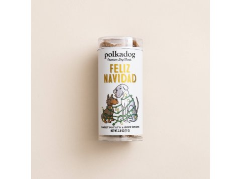 Holiday Mini Tube: Feliz Navidad - Dog Treats