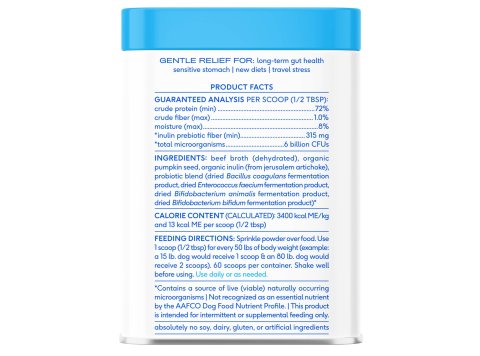 Probiotic & Prebiotic Powder Vet-Formulated Supplement 4.1 oz