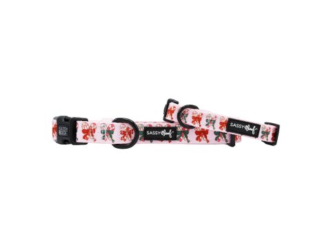 Dog Collar - Candy Cane Coquette (Christmas) Small