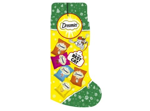 Dreamies Christmas Gift Variety Stocking Adult Cat Treats