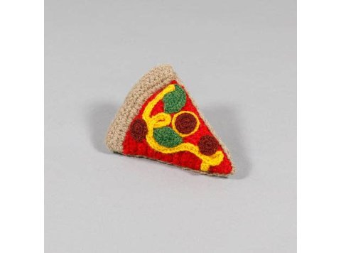 Hand Knit Pizza