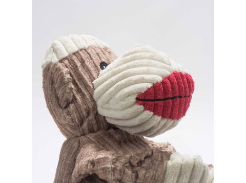 Stuey Sock Monkey Knottie® Plush Dog Toy Large