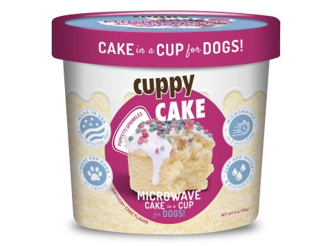 Cuppy Cake - Microwave Dog Birthday Cake in A Cup
