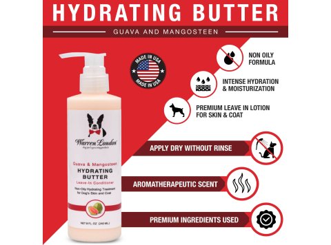 Hydrating Butter Leave-In Lotion - 3 Scents - 2 Sizes Guava & Mango